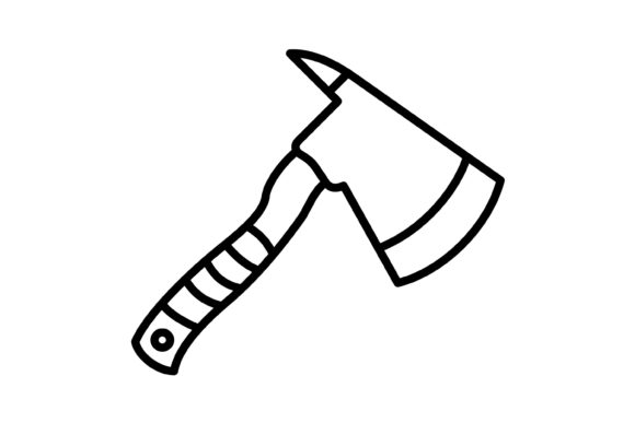 Axe Outline Icon: A Versatile Asset for Modern Design