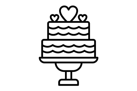 Cake Outline Icon: A Sweet Addition to Your Design Toolkit