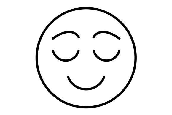 Calm Emoji Outline Icon: A Guide to Versatile Design Assets