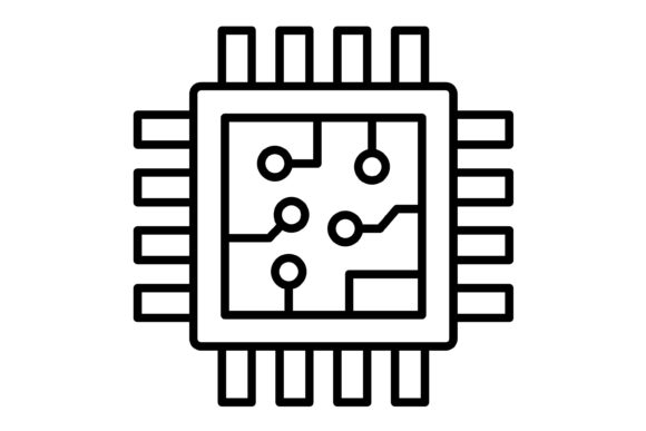 Cpu Outline Icon: The Ultimate Asset for Modern Tech Design