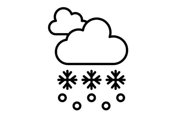 Mastering Winter Visuals with the Snow Storm Outline Icon