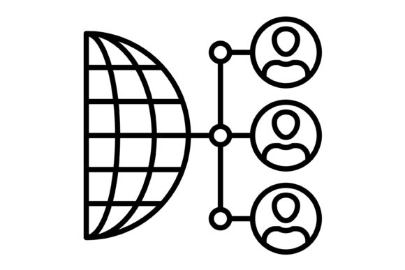 Networking Outline Icon: A Designer's Essential Vector Toolkit