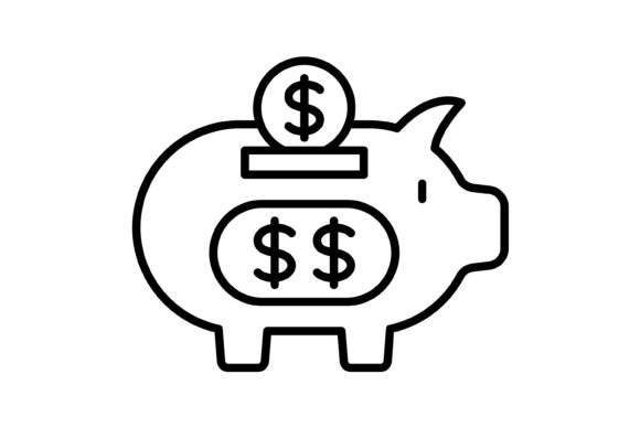 Practical Design: The Save Money Outline Icon