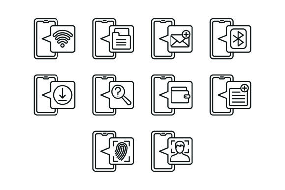 Streamline Your Design Workflow with the 10 Mobile Apps Outline Icons Bundle