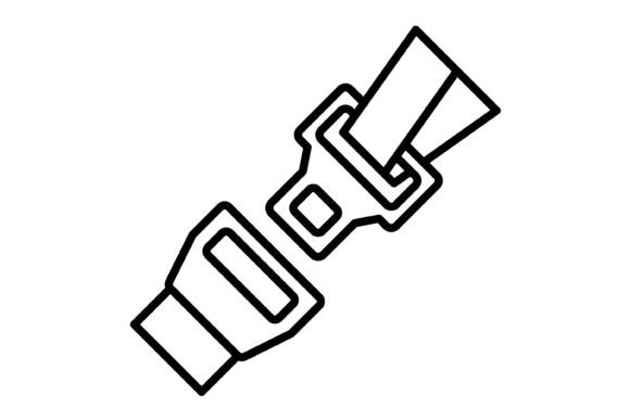 The Essential Seat Belt Outline Icon for Your Projects