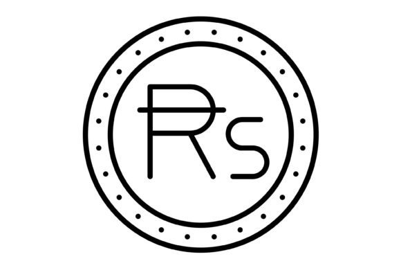 Using the Rupee Outline Icon in Modern Design